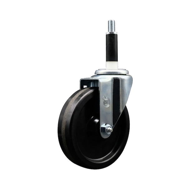 Service Caster 5'' Phenolic Wheel Swivel 7/8'' Expanding Stem Caster SCC-EX20S514-PHR-78 - main